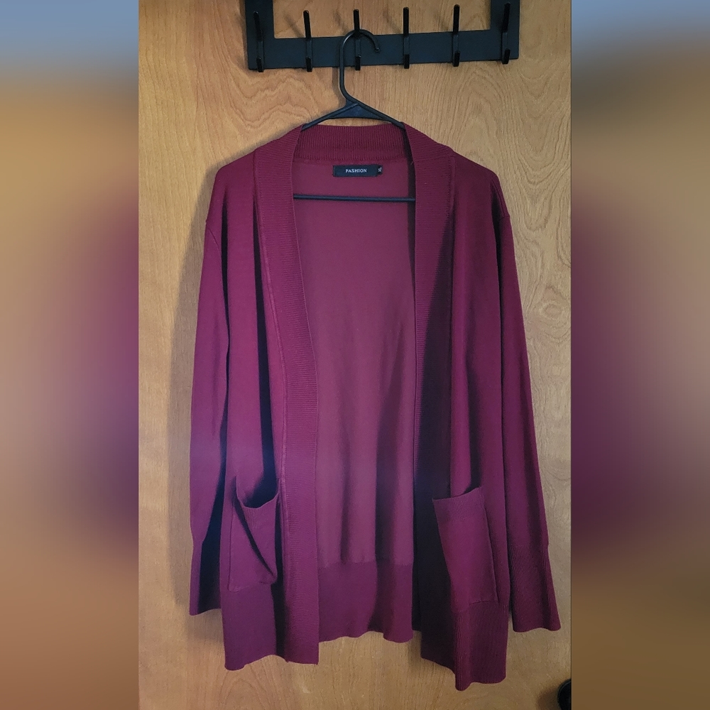 NWOT Women's Open Front Casual Knit Cardigan Long Sleeve Sweater Coat
